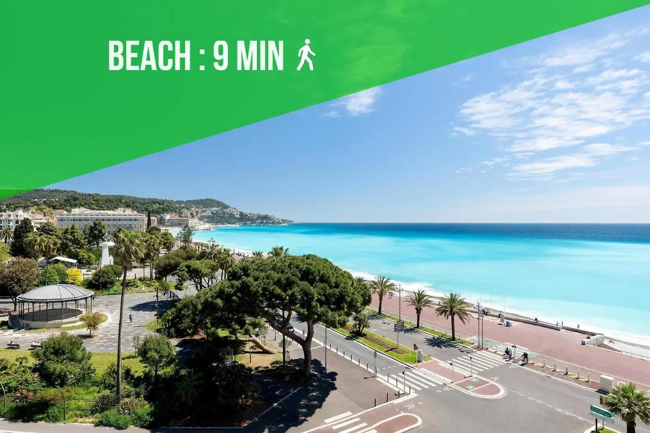 2 Bedroom - Hyper Center - Kitchen - Tramway - Balcony - Air Conditioner - Wifi Nice 0*,  France